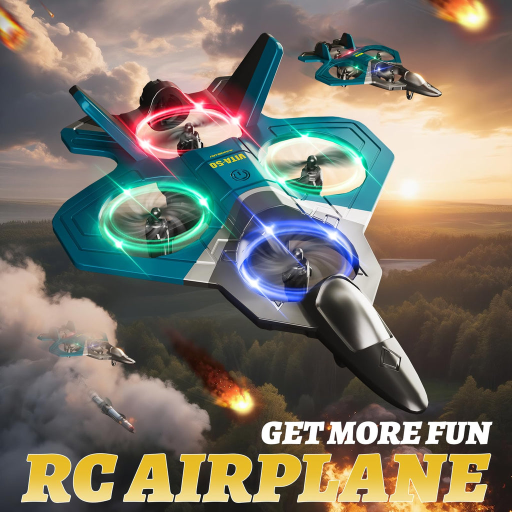 4DRC RC Planes Remote Control Airplanes for Kids,Halloween,2Batteries