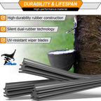 AUTOBOO Windshield Wiper Blade Replacement for Toyota RAV4 Mazda 5