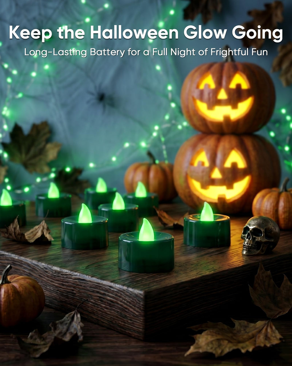Homemory 24-Pack Remote Flameless LED Battery Tea Light Candles, 400+Hrs