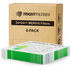 TRIGHTFILTERS 14x20x1 Air Filter 4 Pack, MERV 8 Filter Replacement