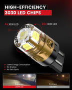 LASFIT 194 LED Bulb T10 168 192 White Bright for License Plate Bulb 2 PCS