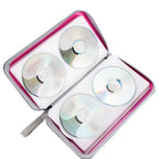 Siveit CD DVD Cases 96 Capacity Disc Storage Binder for Car(Black)