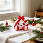 Plush Stuffed Dumpling Squishies, 3.94" Big Rainbow Squishes with Steamer