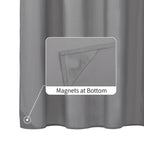 ALYVIA SPRING Waterproof Fabric Shower Curtain or Liner White, 72x72
