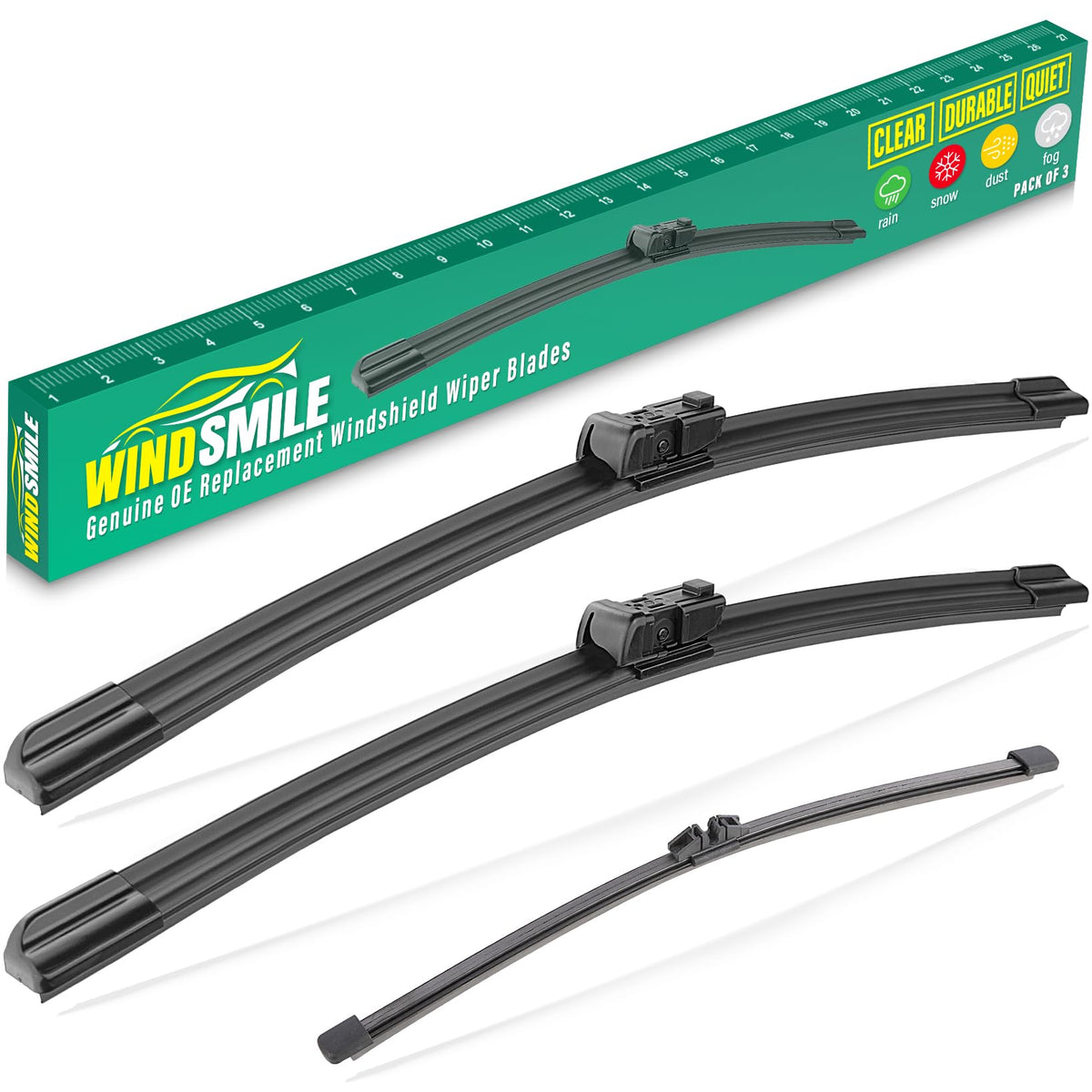 WINDSMILE Windshield Wiper Blade Replacement for Mazda CX30 CX-30 2020-2025