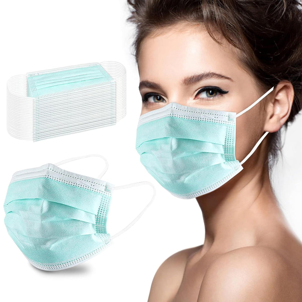 akgk KN95 Face Mask 50 PCS, Breathable Protection Masks, 5-Ply KN95 Black Masks, Cup Dust Safety Masks