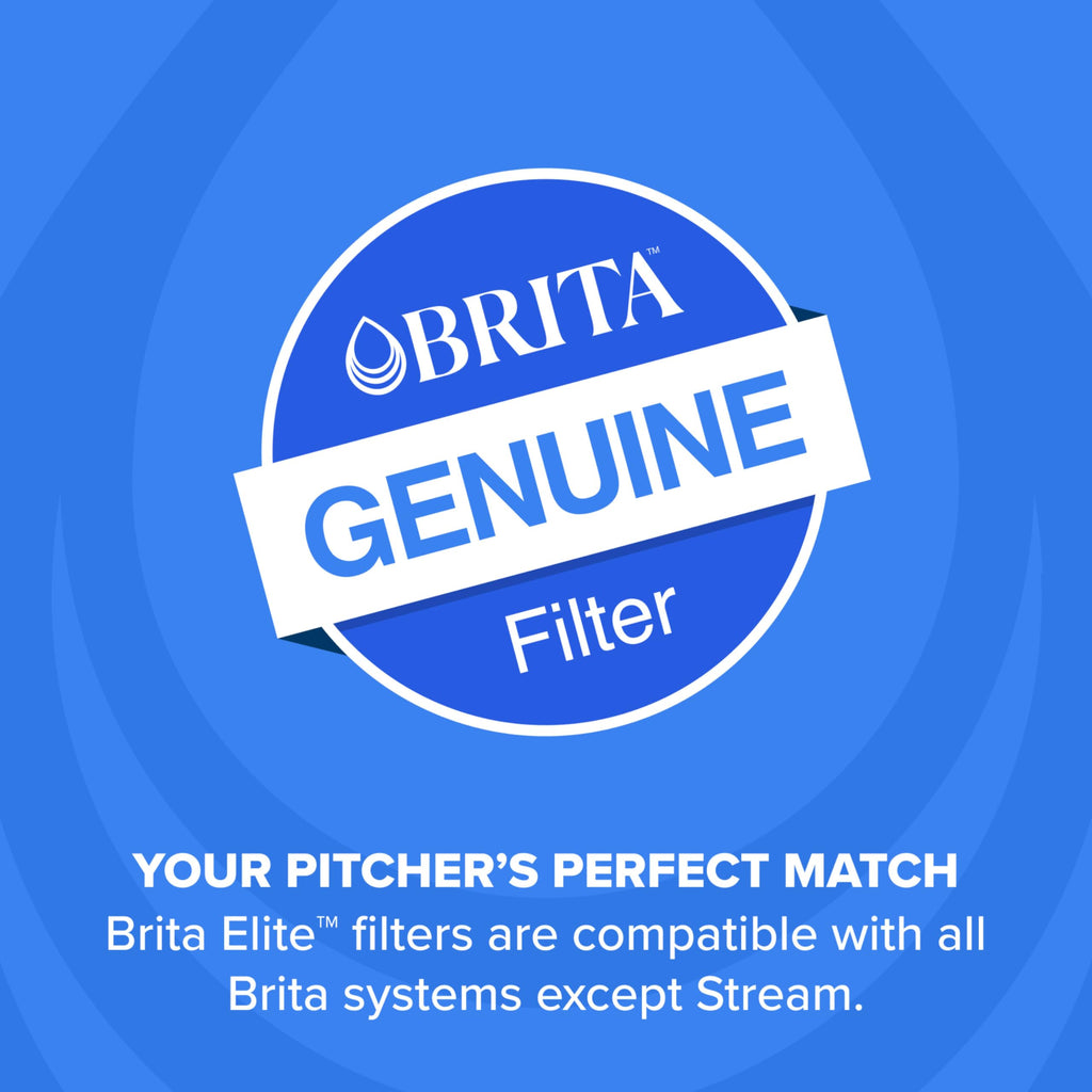 Brita Original Replacement Water Filter, Pitchers and Dispensers, 3 Pack