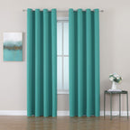 ChrisDowa Small Blackout Curtains for Kitchen and Bedroom 24 Inches Long