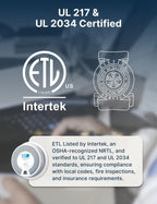 X-Sense Smoke Detector Carbon Monoxide Detector Combo, SC07, 1-Pack