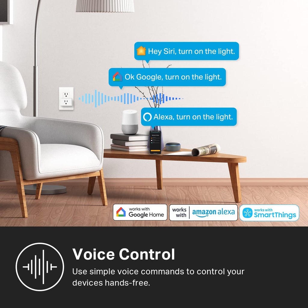 Kasa Smart Plug HS103P2, Wi-Fi Outlet Works with Alexa, 2-Pack