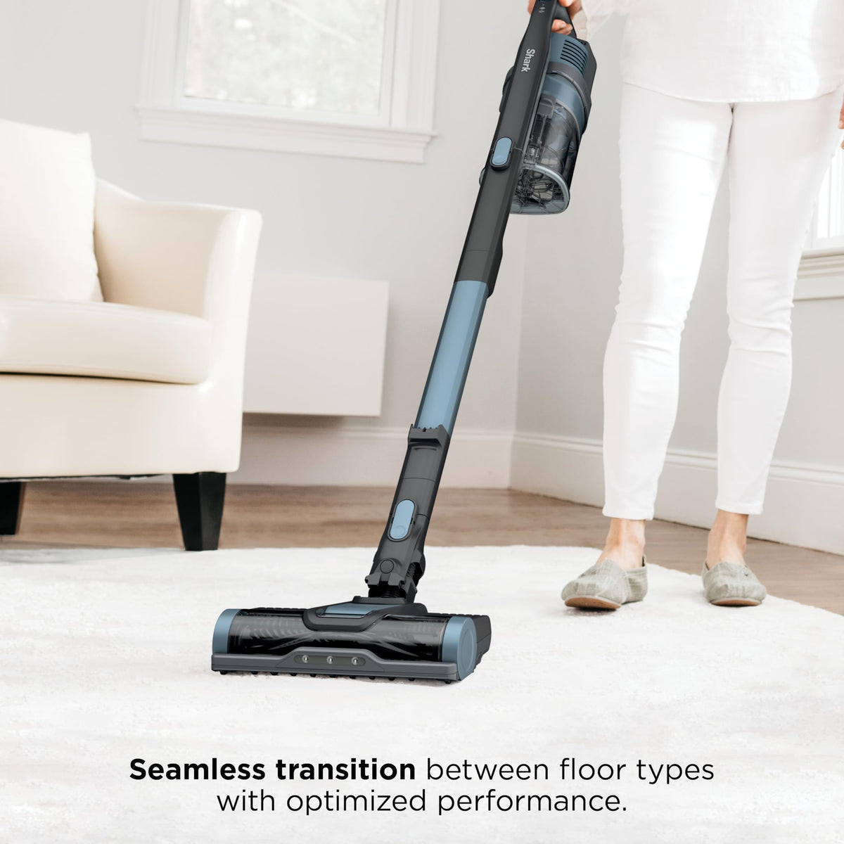 Shark Pet Cordless Stick Vacuum, 40-Min Runtime, Lightweight, Grey, IX141