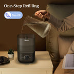 Levoit Top Fill Humidifiers for Bedroom, 2.5L Tank for Large Room, 25dB