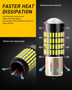 AUXITO 194 LED Bulbs for License Plate Light 168 175 2825 W5W T10 24-SMD 3014 Chipsets 6000K White for Car Dome Door Map Dash Courtesy Cargo License Plate Lights, Pack of 2