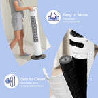 Levoit Tower Fan for Bedroom, 20dB Quiet Desk Fan, Easy to Carry & Plug-in