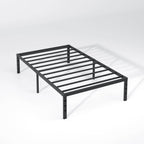 NEW JETO Metal Bed Frame,Queen Size Bed Frame with Storage Space,14 Inch