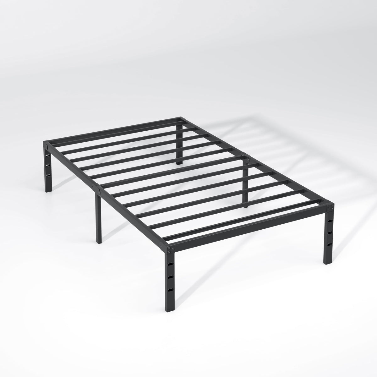 NEW JETO Metal Bed Frame,Queen Size Bed Frame with Storage Space,14 Inch