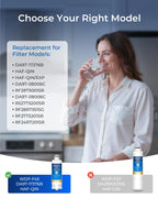 Waterdrop WD-F45 Water Filter, Replacement for Samsung® DA97-17376B, 3 Pack