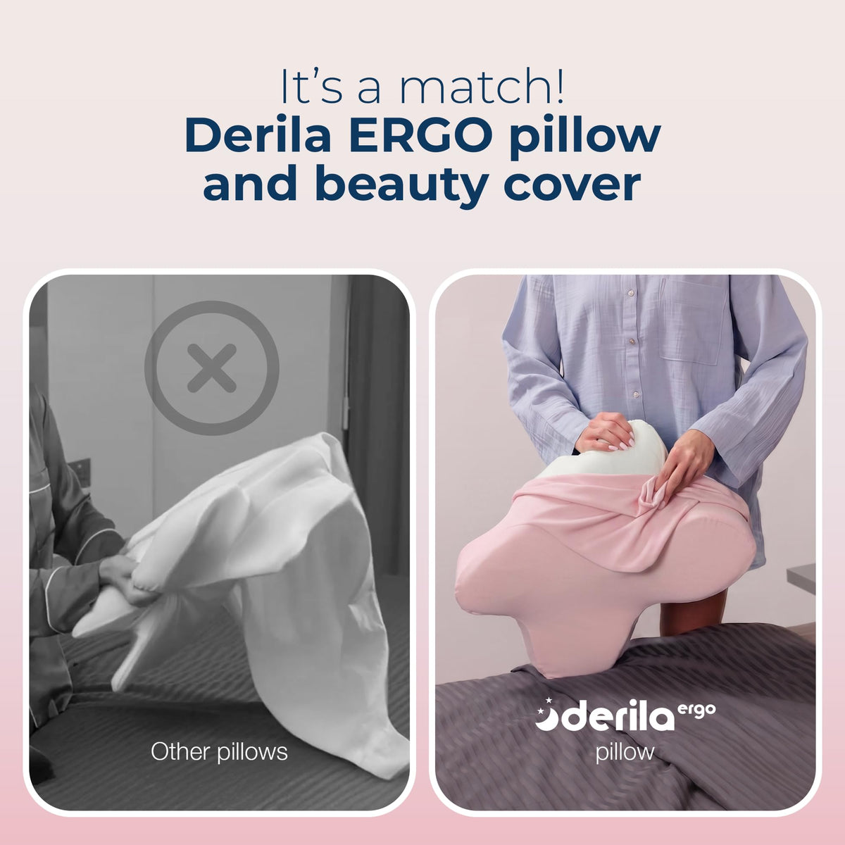 Derila Ergo Thermal Pillow Cover for Cervical Neck Pillow