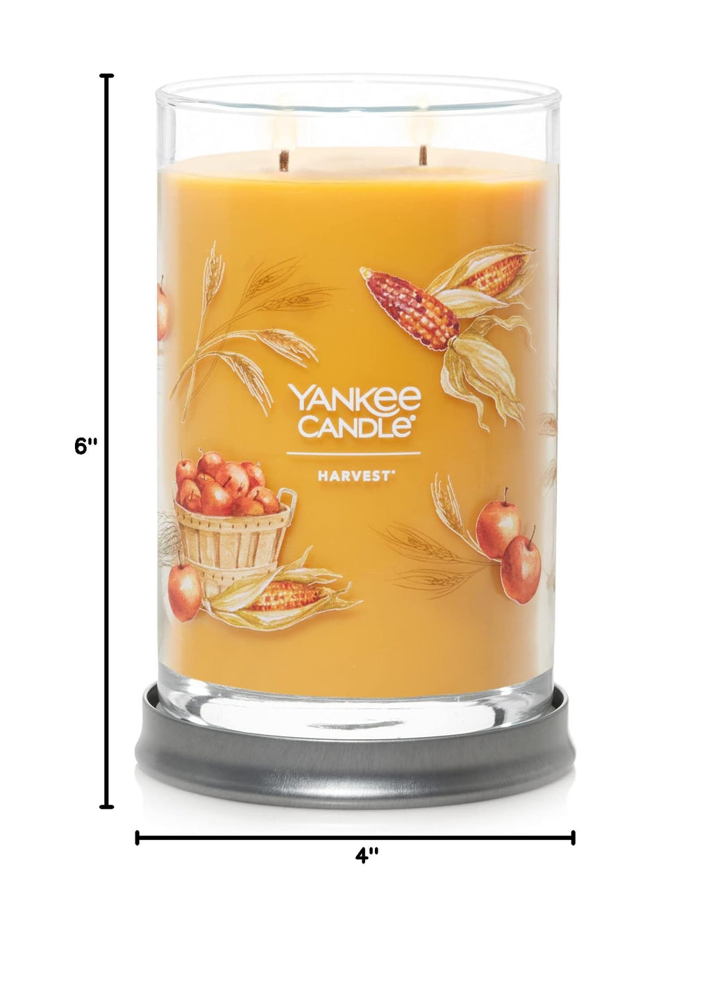 Yankee Candle Amber & Sandalwood Scented Candle, 14.5oz 3-Wick