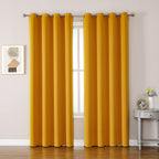 ChrisDowa Small Blackout Curtains for Kitchen and Bedroom 24 Inches Long