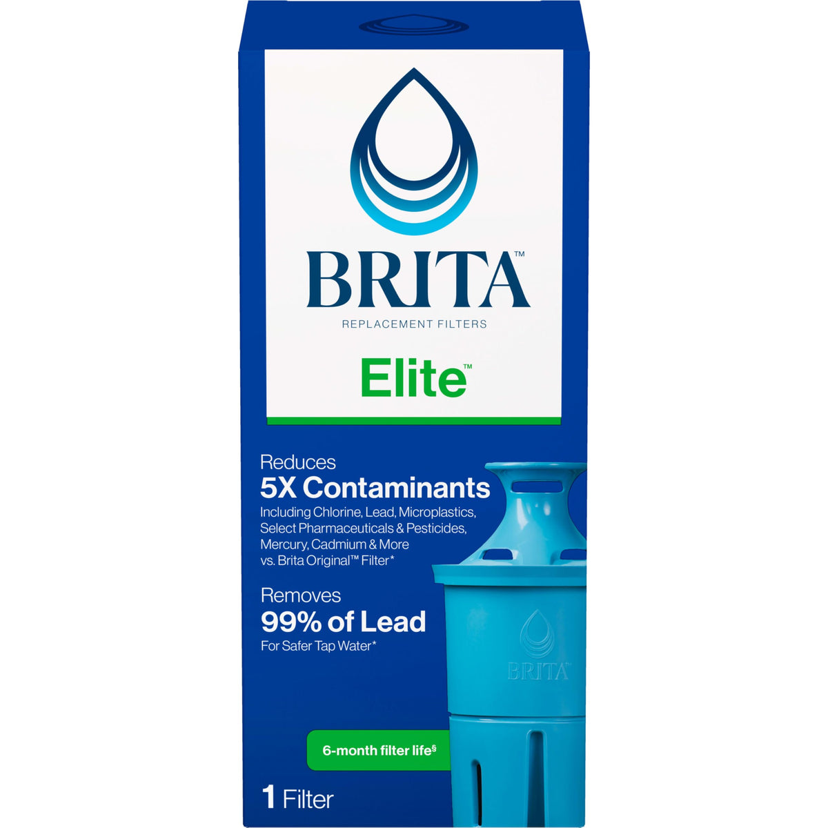 Brita Elite Replacement Water Filter, 2 Pack