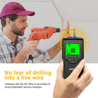 Stud Finder, Upgranded Wood and Metal Stud Detector, Live Wire Detection