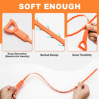 Drain Snake Clog Remover - 4 Pack 20 Inch Flexible Hair Tool