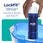 PUR PLUS Water Pitcher Replacement Filter with Lead Reduction (3 Pack), Blue – Compatible with all PUR Pitcher and Dispenser Filtration Systems