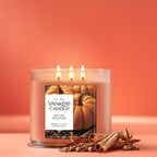 Yankee Candle Amber & Sandalwood Scented Candle, 14.5oz 3-Wick