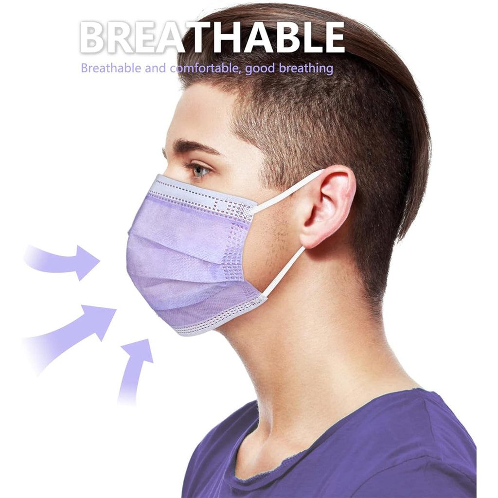 akgk KN95 Face Mask 50 PCS, Breathable Protection Masks, 5-Ply KN95 Black Masks, Cup Dust Safety Masks