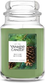 Yankee Candle Balsam & Cedar Scented Candle, 22oz Large Jar