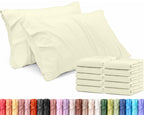 Pillow Covers Standard Set of 4, Soft and Comfy Pillow Cases, Purple
