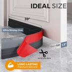 Grotheory 2 Pack Door Draft Stopper, Door Sweep, Weather Stripping Seal