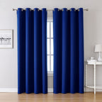 ChrisDowa Small Blackout Curtains for Kitchen and Bedroom 24 Inches Long