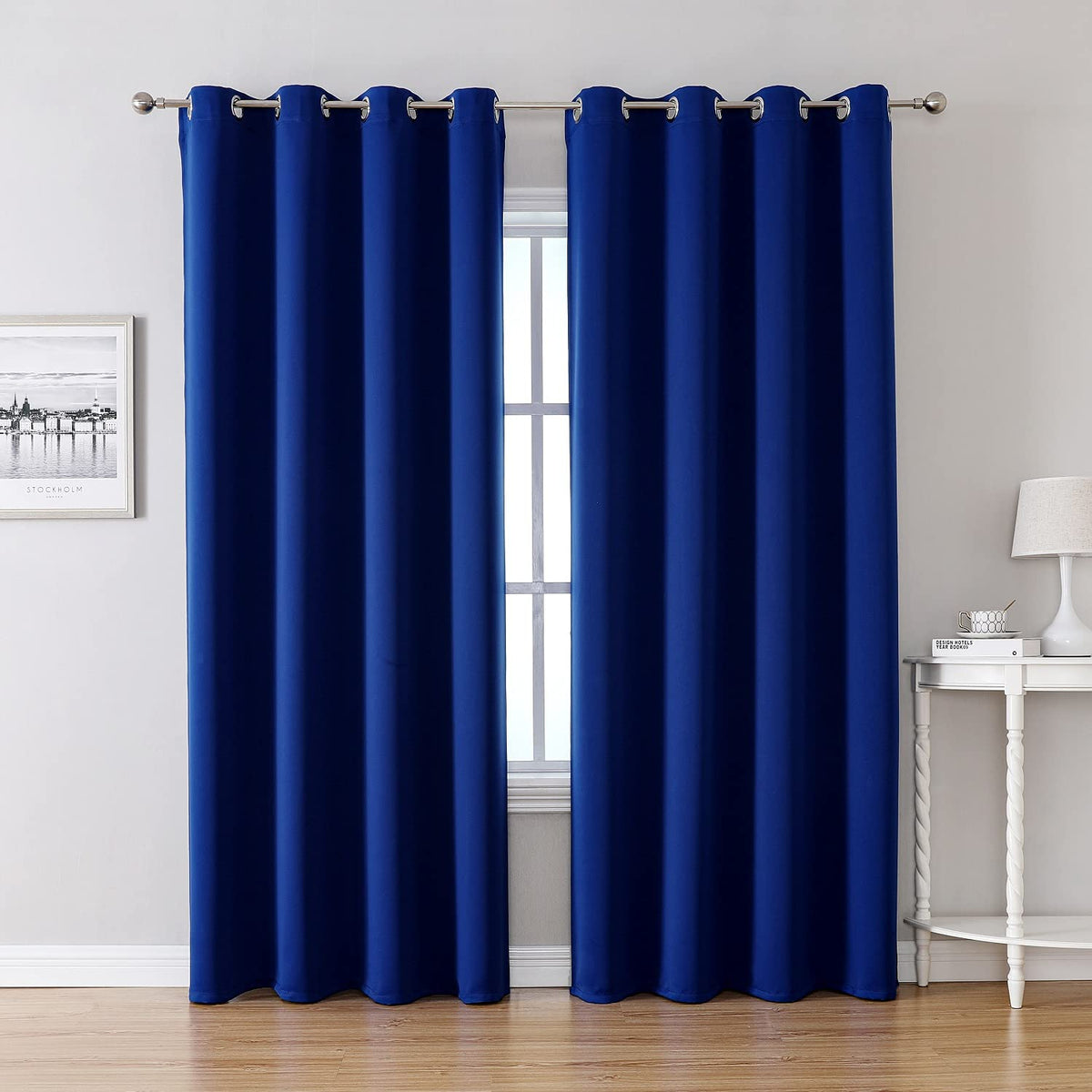 ChrisDowa Small Blackout Curtains for Kitchen and Bedroom 24 Inches Long