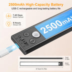 Gritin 10.2inch Under Cabinet Lighting Rechargeable 2 Pack