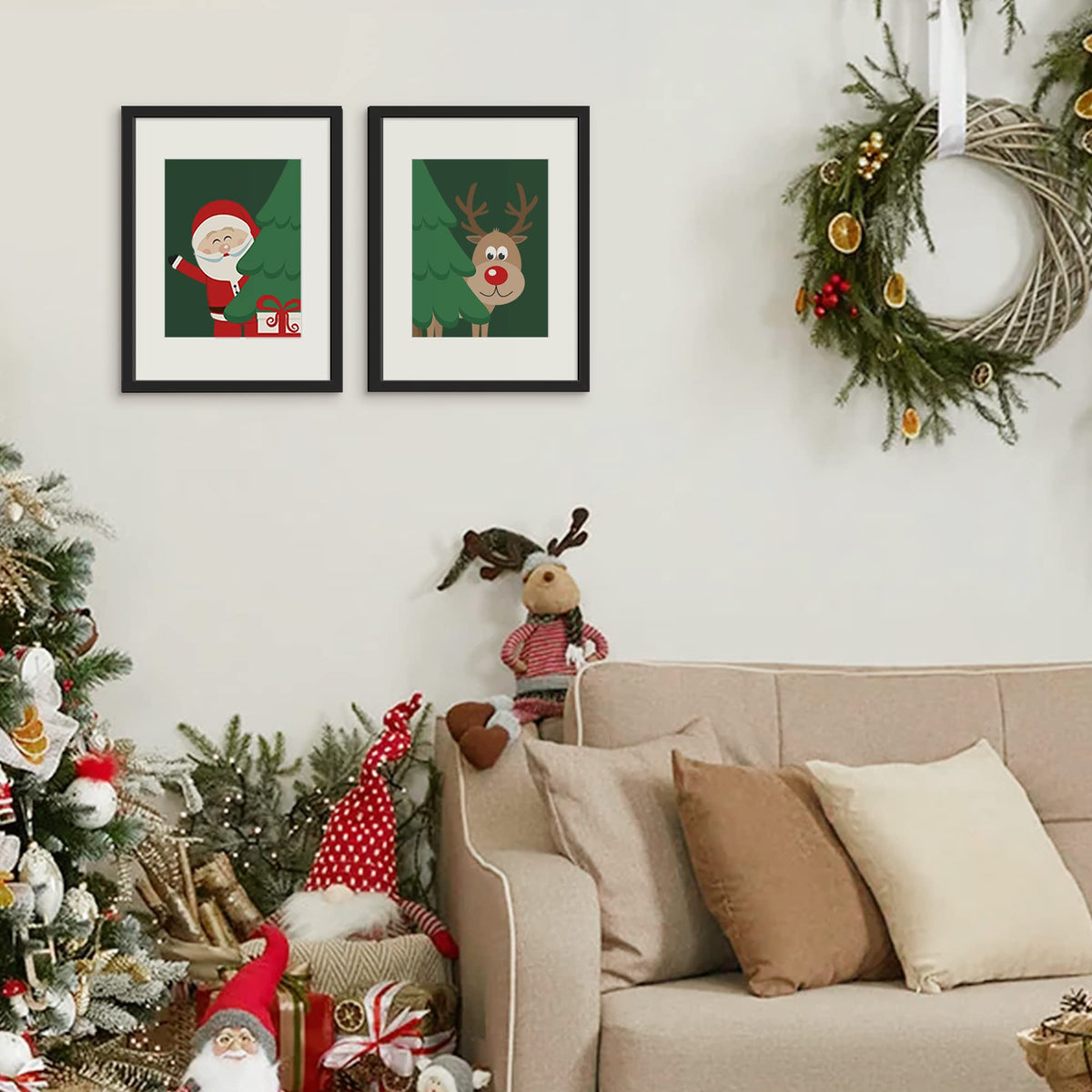 upsimples 8x10 Picture Frames, Gallery Wall Frames Set of 5, Black