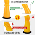 Gas Can Spout Replacement Kit, Gas Can Nozzle Replacement (2 Kits-Yellow)