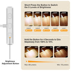 Gritin 19 LED Rechargeable Book Light for Reading in Bed
