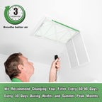 TRIGHTFILTERS 14x20x1 Air Filter 4 Pack, MERV 8 Filter Replacement