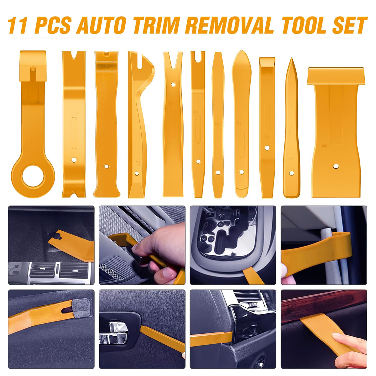 GOOACC 238Pcs Auto Trim Removal Tool and Push Pin Retainer Clip Set