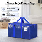 ukeetap 8 Pack Extra Large Clothes Storage Bins with Lids, Clear