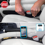 Drop Stop – 2 Original Car Seat Gap Fillers (Shark Tank) + Dash Pad + Light