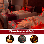 KOABY 12/24/50/100/200/400 Pack LED Tea Lights