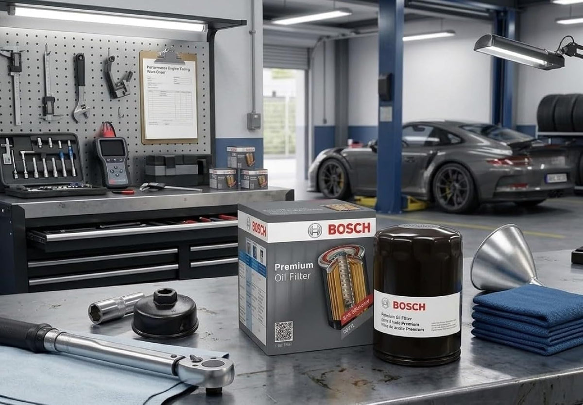 BOSCH 3323 Premium Engine Oil Filter With FILTECH Filtration Technology