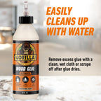 Gorilla Ultimate Waterproof Wood Glue, Natural Color, 8 oz