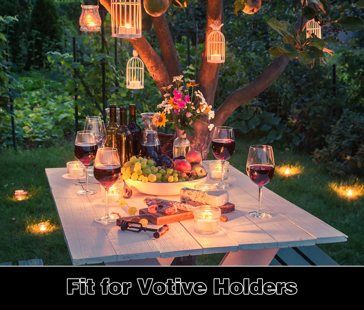 KOABY 12/24/50/100/200/400 Pack LED Tea Lights