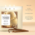 Yankee Candle Amber & Sandalwood Scented Candle, 14.5oz 3-Wick