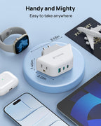 TROND Multi Plug Outlet Extender 2 Pack, Outlet Splitter for Bathroom
