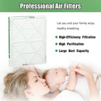 TRIGHTFILTERS 14x20x1 Air Filter 4 Pack, MERV 8 Filter Replacement